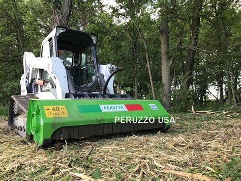 SS190 Skidsteer Flail Mower, Mulcher with Offset Deck 